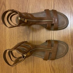 Target Tan Strappy Sandal 7.5